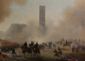 peinture de la tour st-jacques